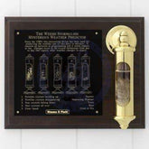 Brass Stormglass & Plaque Set (Weems & Plath 200SET)
